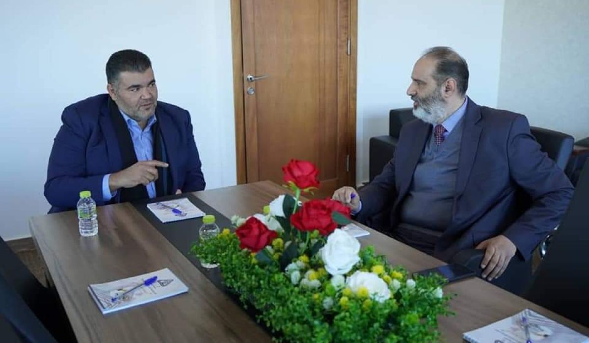 "الشاوش" يبحث مع مصرف اليقين آلية العمل والخدمات التي سيقدمها المصرف للمستثمرين