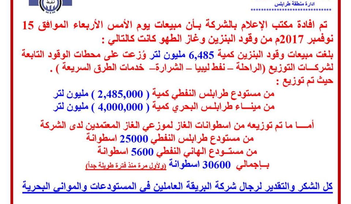 البريقة توزع 30 ألف اسطوانة على موزيعها