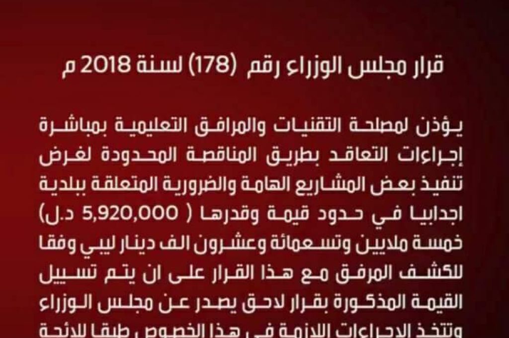 جهاز النهر الصناعي يعلن عن توقف 4 أبار عن الخدمة بسبب أعمال التخريب