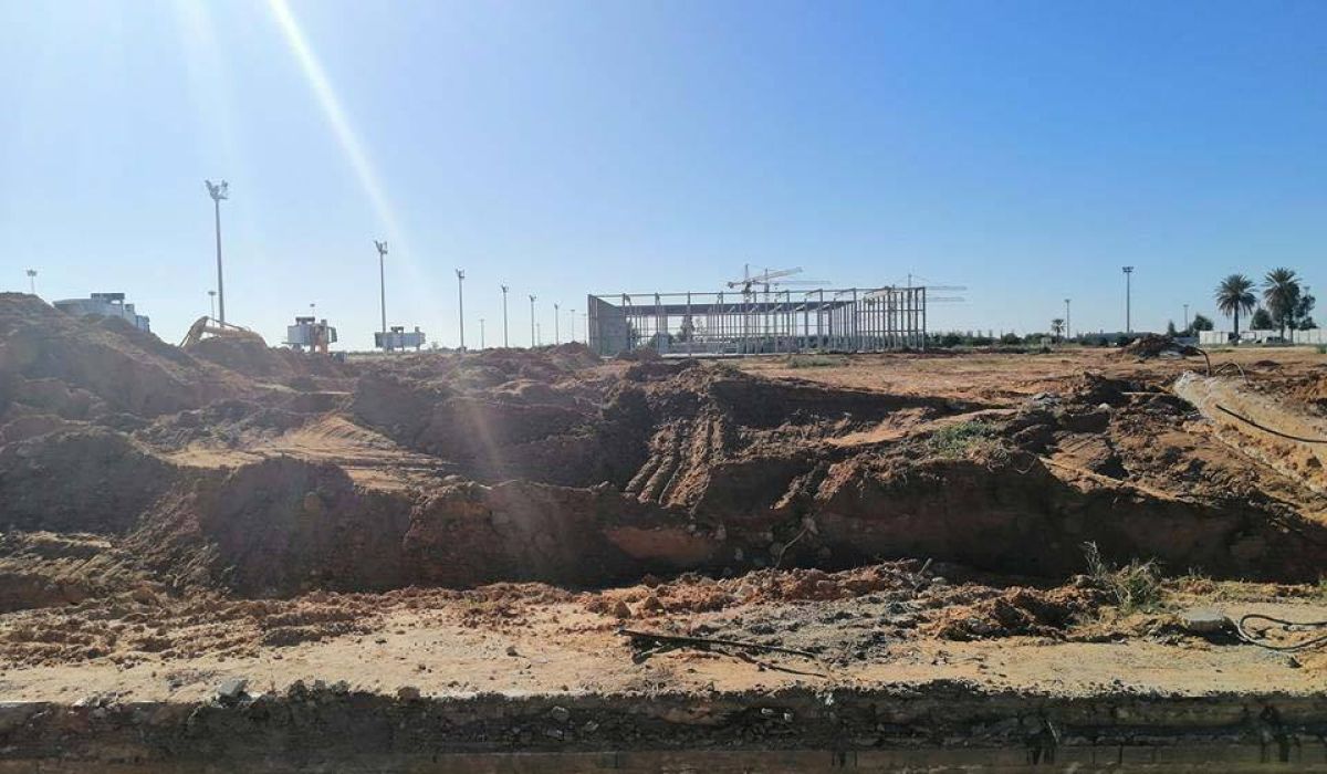 شركة إنجاز تبدأ في إنشاء صالة الركاب الجديدة بمطار طرابلس الدولي