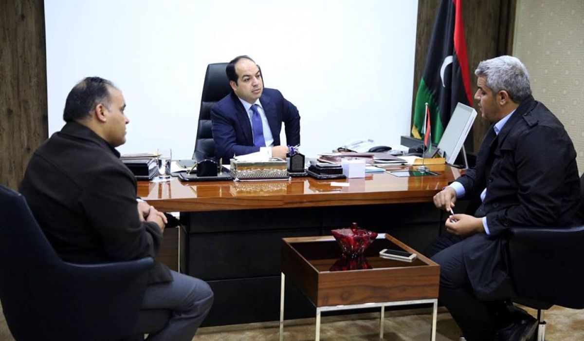 معيتيق يناقش مع عميد بلدية زليتن مشروعات البنية التحتية بالبلدية