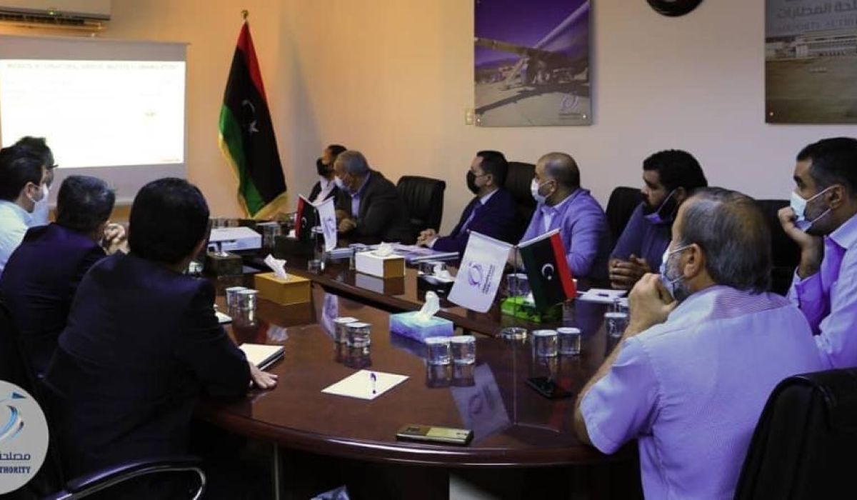 مصلحة المطارات تعقد اجتماعا مع الشركة التركية المكلفة بتطوير مطار مصراتة