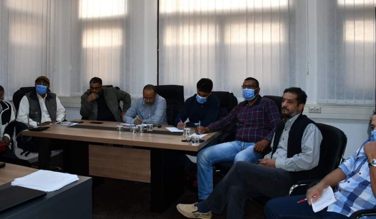 اجتماع بمقر شركة الجوف للتقنية النفطية