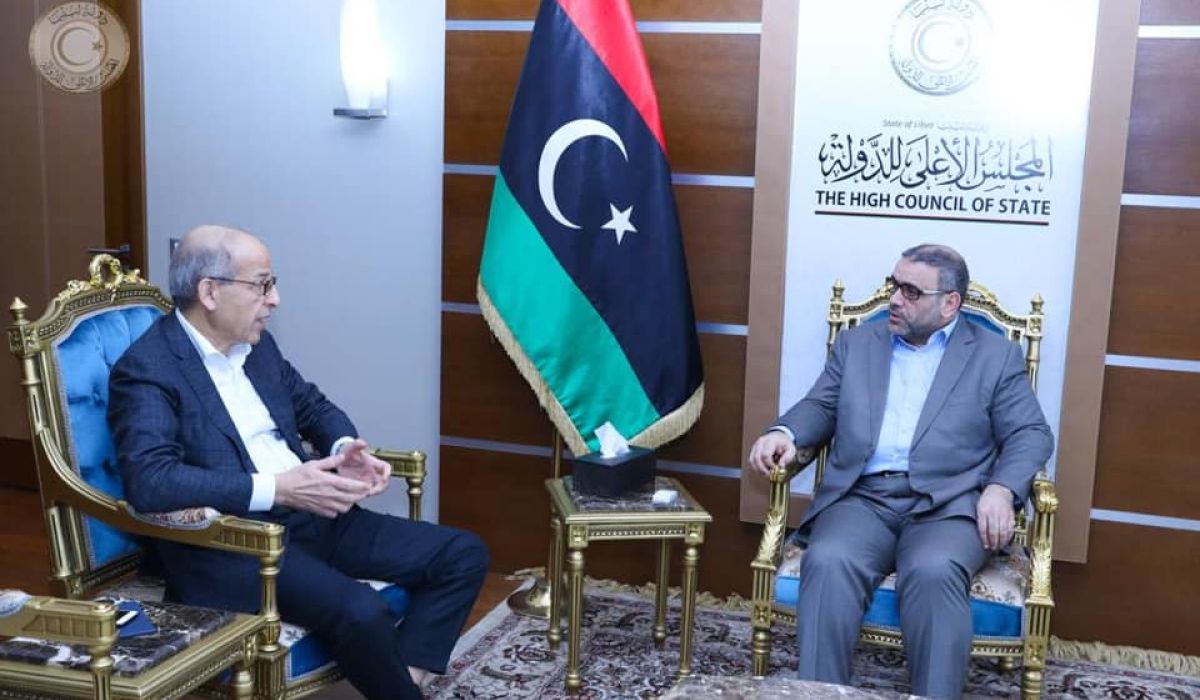 المشري يلتقي الكبير لبحث آخر المستجدات التي تشهدها ليبيا