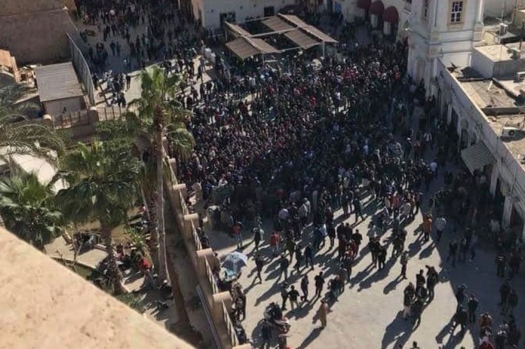قوة الردع الخاصة تقوم بجولة بسوق المشير ... تعرف على تفاصيلها