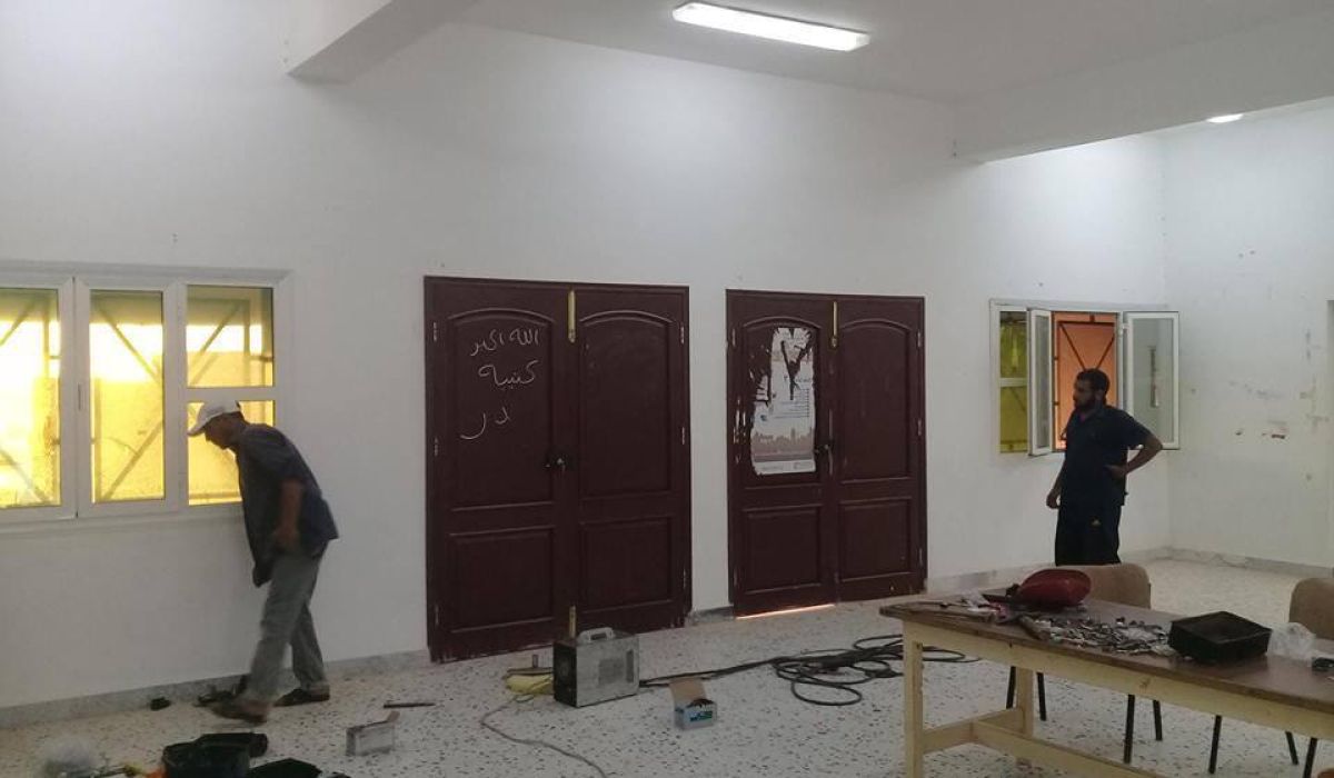 صيانة مؤسسات تعليمية في مدينة سرت ضمن برنامج الأمم المتحدة الإنمائي