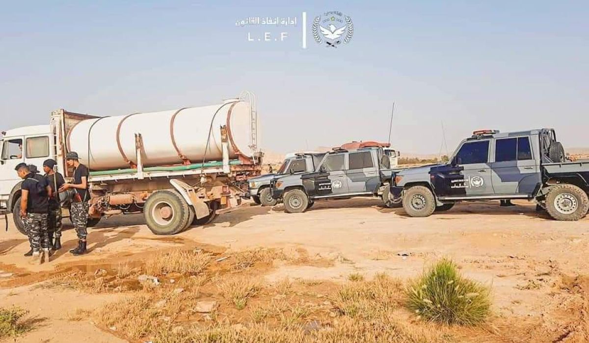 إدارة إنفاذ القانون تضبط مجموعة من المخربين لصمامات النهر الصناعي