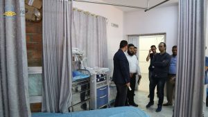 ليبيانا تقوم بحملة صيانة في زوارة وتجتمع مع عميده