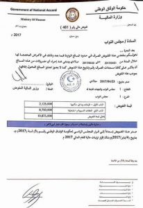صدور تفويض مالي عن الربع الثاني لصالح مجلس النواب عن حكومة الوفاق