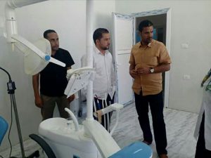 مدير إدارة الخدمات الطبية بنى وليد يتفقد مخازن الأمداد الطبي والمركز الصحي بالمدينة
