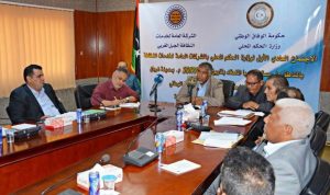 بداد قنصو يلتقي ممثلي الشركات العامة للنظافة على مستوى مناطق ليبيا