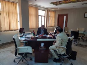 وزير الحكم المحلي يجتمع بعميد بلدية سرت