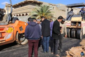 بلدية المرج توقع عقد لرصف القطعيات داخل البلدية