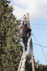 حملة لتحصيل المديونية على المحال التجارية مقابل استهلاك الكهرباء بالسراج