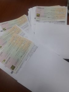 توزيع حوافظ مراقبة التعليم ببلدية طرابلس المركز الثلاثاء