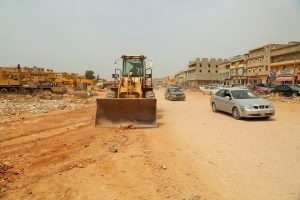 بلدية بنغازي تشرع في استكمال مشروع الطريق الدائري الرابع بالمدينة