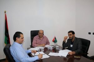 المجبري يبحث الصعوبات التي تواجه المؤسسة الوطنية للنفط