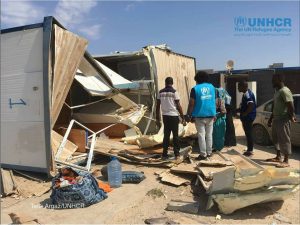 المفوضية السامية لشؤون اللاجئين " ميليشيا مسلحة تطرد وتشتت 1,900 شخص نازح في ليبيا"