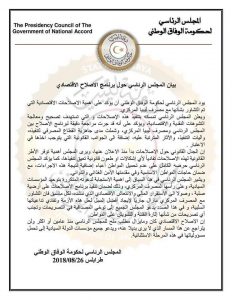 الرئاسي يؤكد تمسكه بتنفيذ الإصلاحات الاقتصادية واستمرار تشاوره مع المصرف المركزي