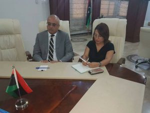 السفير التركي يناقش عودة الشركات التركية مع وزير الحكم المحلي بحكومة الوفاق