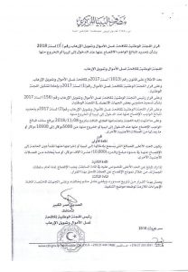 قرار يفيد بتحديد المبالغ الواجب الافصاح عنها عند الدخول إلى ليبيا أو الخروج منها