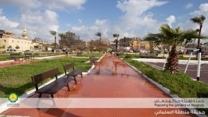 مصرف التجارة والتنمية يطلق حملة لتهيئة حدائق مدينة بنغازي