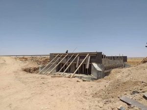 انطلاق أعمال تنفيذ مشروع صيانة انجراف الطريق الرابط بين براك وبرقن