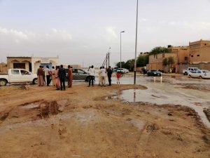 إعلان غات بلدية منكوبة بعد اجتياح الفيضانات لمناطق واسعة فيها