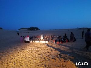 صدى ترصد معاناة العائلات النازحة بمنطقة غات 