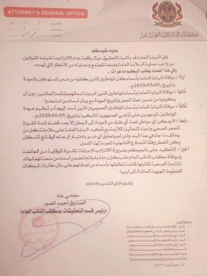 "الصديق الصور" يؤكد لصدى فتح تحقيق مستعجل في جميع المتورطين في تفشي فيروس كورونا