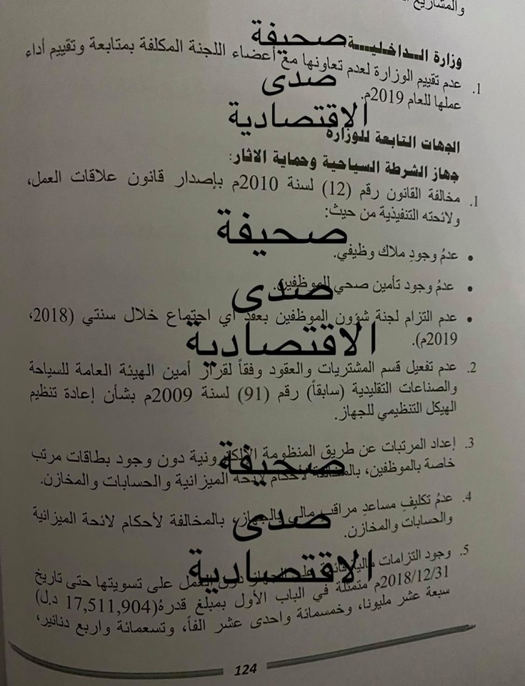 خاص: تقرير الرقابة الإدارية 2019 يكشف عدم تعامل وزارة داخلية الوفاق معهم لتقييمها ..و يفصح مخالفات الجهات التابعة لها