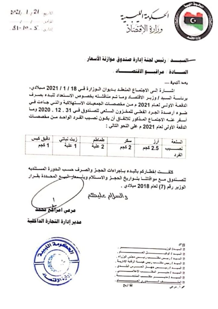 "موازنة الأسعار" بالمنطقة الشرقية يستعد لصرف الدفعة الأولى من السلع التموينية