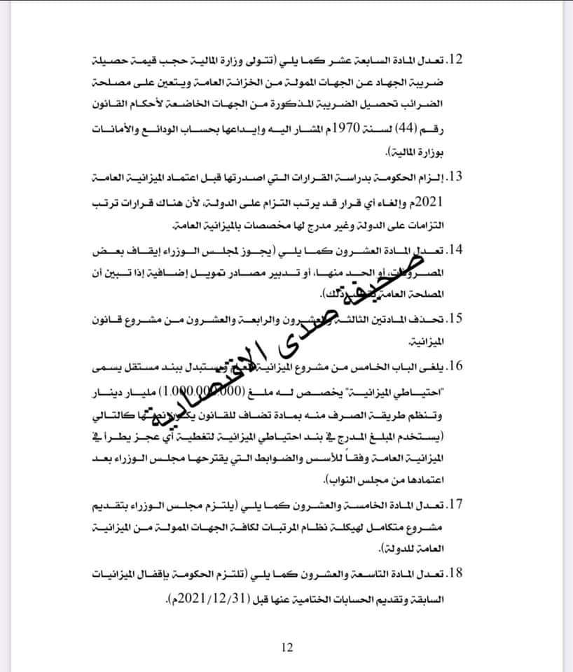 بالوثائق: لجنة النواب تُخفض بالميزانية.. وترصد ملاحظات وتوصيات هامة حيالها