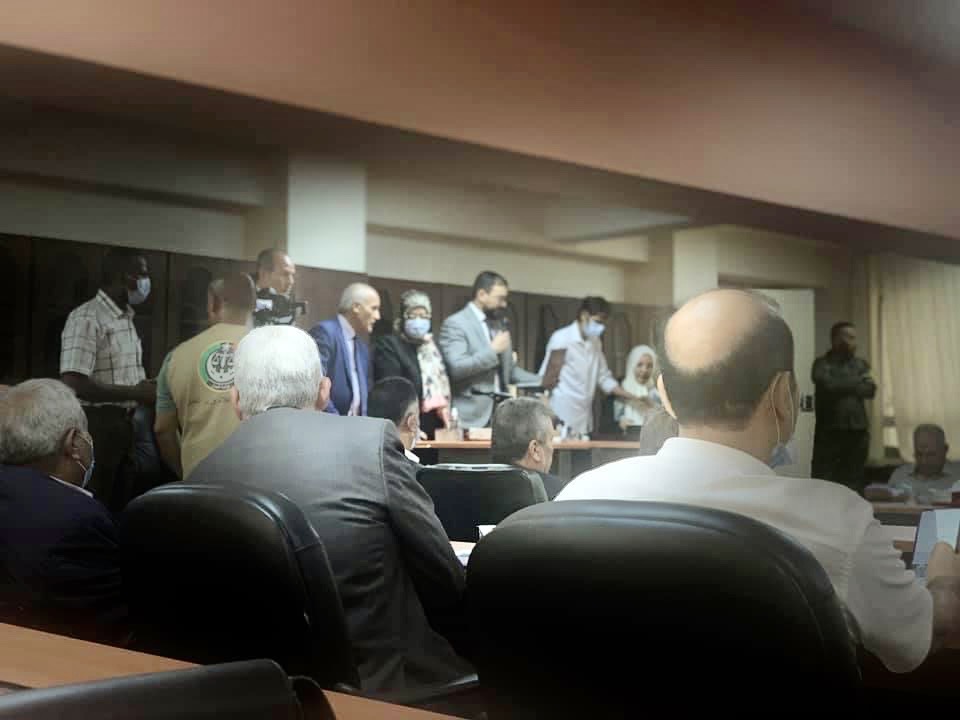 احتفالية بمجمع المحاكم والنيابات بطرابلس بمناسبة افتتاح مكتبة المحكمة