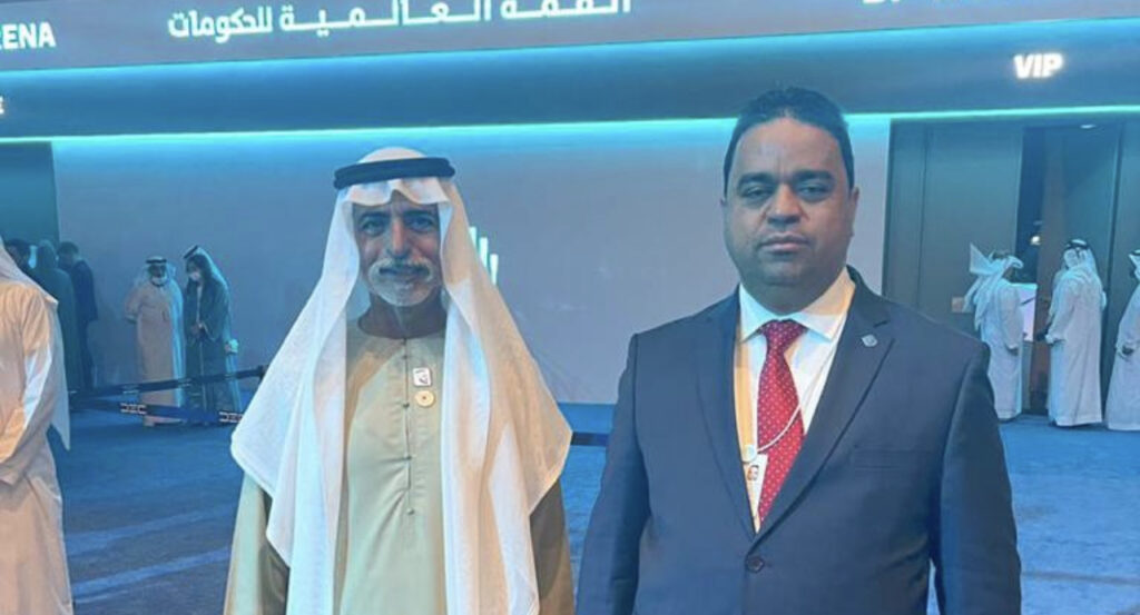 "العابد" يشارك في القمة العالمية للحكومات بدبي .. ويصرح حيال علاقة ليبيا بالإمارات