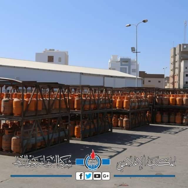البريقة لتسويق النفط تعلن عن الإنتاج اليومي من أسطوانات غاز الطهي المنزلي