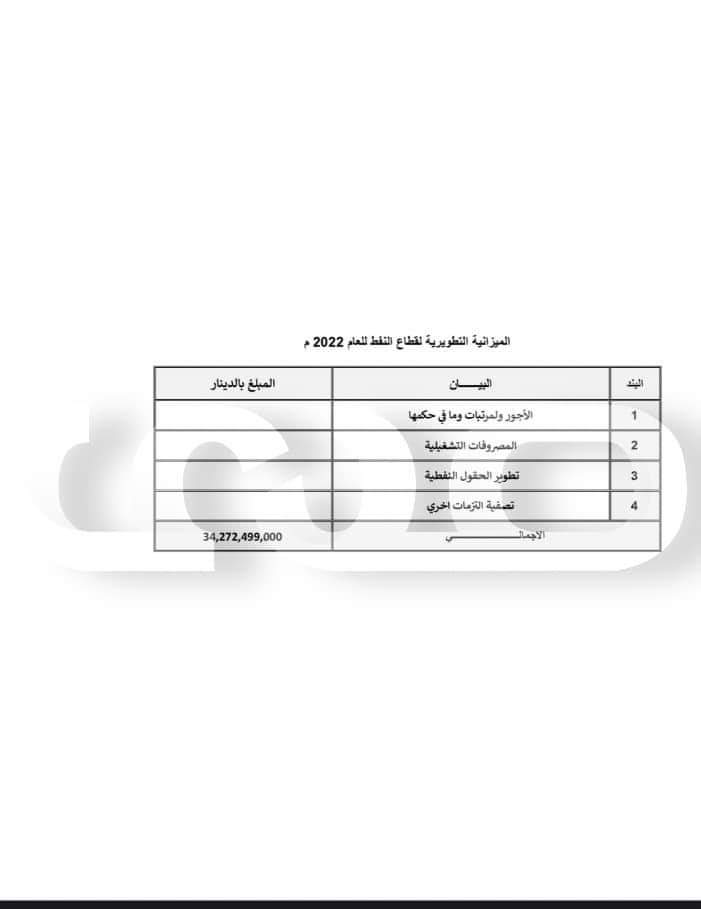 خاص.. صدى الاقتصادية تتحصل على الميزانية المحالة من باشاغا إلى المجلس الأعلى للدولة.. التفاصيل