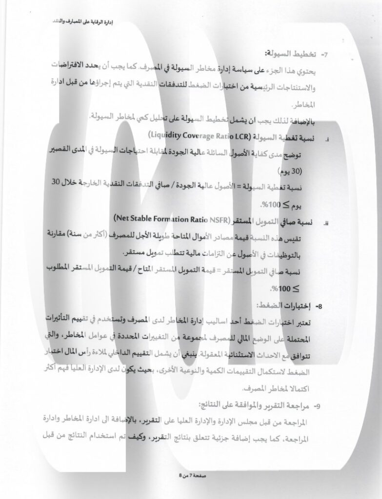 خاص.. إدارة الرقابة بالمركزي تراسل المصارف بخصوص دليل تقرير التقييم الداخلي لملاءة رأس مالها