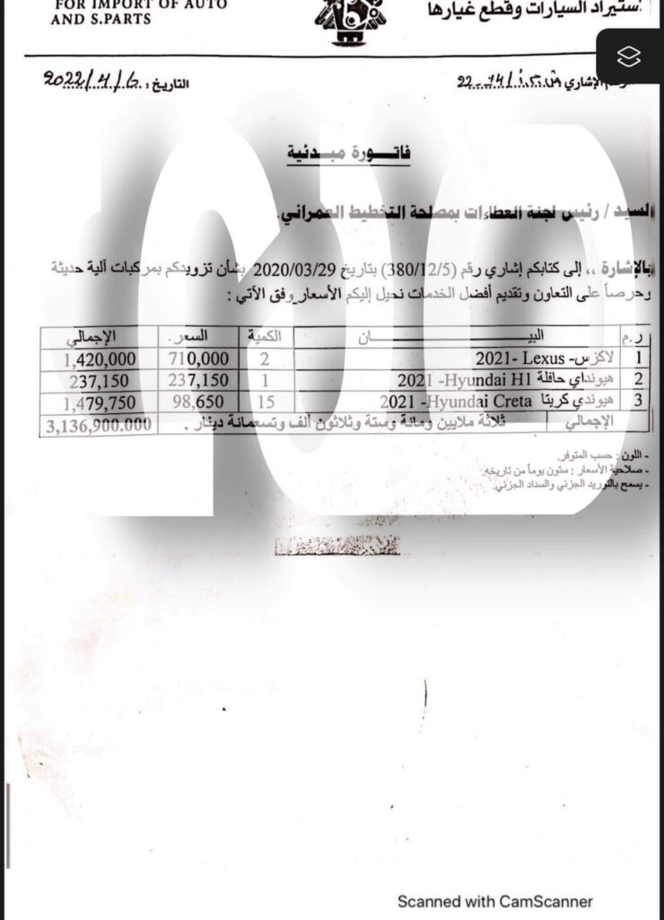 خاص: بالأرقام .. "صدى الاقتصادية" تنفرد بنشر تفاصيل فساد رئيس مصلحة التخطيط العمراني