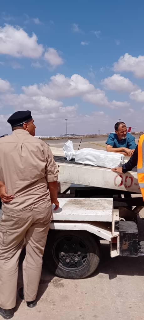 خاص.. وصول الشحنة الثانية بقيمة 60 مليون دينار إلى مطار بنينا بنغازي