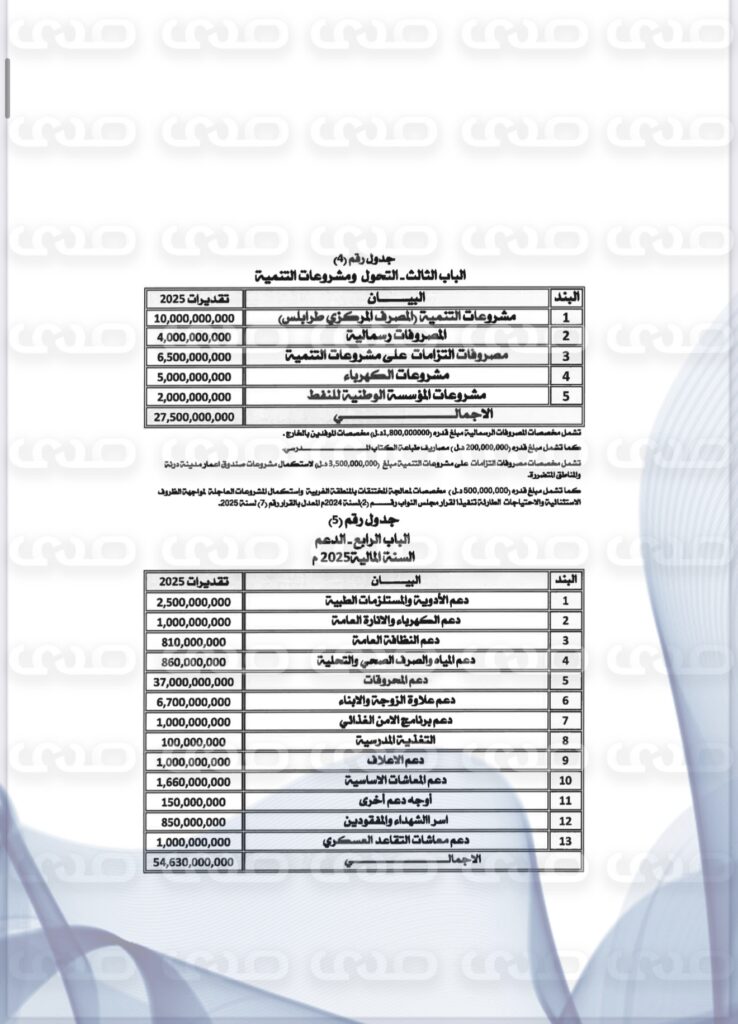 خاص..بأكثر من 160 مليار دينار.. "صدى الاقتصادية" تنشر حصرياً مقترح ميزانية 2025 المحال إلى رئاسة النواب لاعتماده