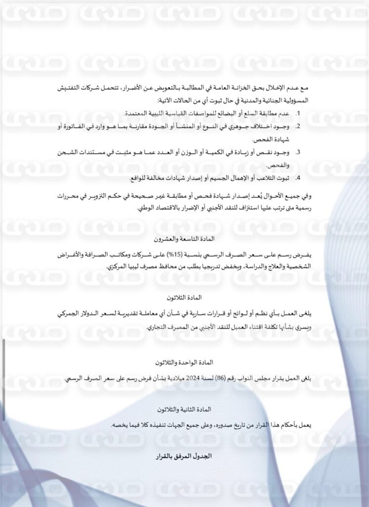 خاص..من القمح إلى السيارات الفاخرة… ضرائب الإنتاج والاستهلاك تعيد رسم أسعار السوق الليبي في 2026