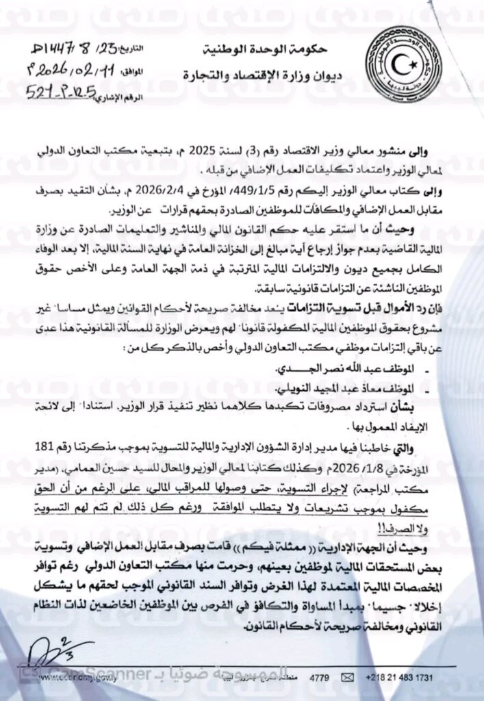 خاص.. "شذر الصيد" تكشف فساد وزارة الاقتصاد برئاسة محمد الحويج بالوثائق