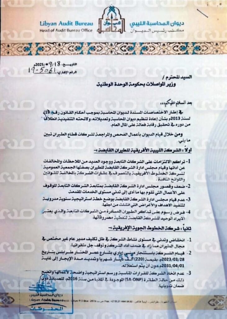 خاص.. وثائق لصدى: مدير الأفريقية واصل مهامه بعد انتهاء ندبه.. وقرارات فصل طالت المبلغين عن الفساد