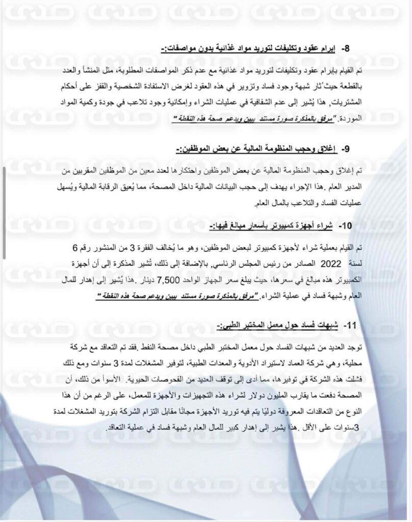 خاص.. فساد "سراج بن عامر" يهز الكلينيكا.. وثائق تكشف إفراغ المصحة من أصولها وكوادرها وتهديد موظفيه بمسلحين وتضخيم بند الأدوية إلى 7 مليون وتمكين أجنبية بمنصب وشراء سيارة لها بأكثر من 30 ألف دولار