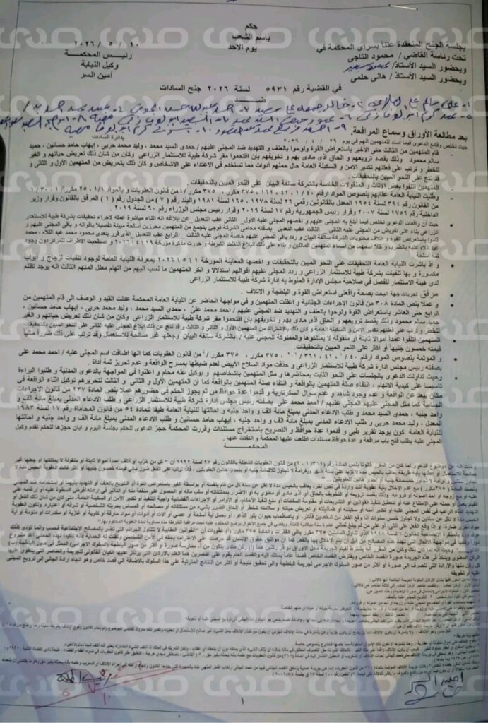 خاص.. حكم ضد عضو مجلس الإدارة السابق بجمعية الدعوة الإسلامية "علي الصلابي" وحبسه في مصر بتهمة اقتحام مقر شركة طيبة للاستثمار الزراعي