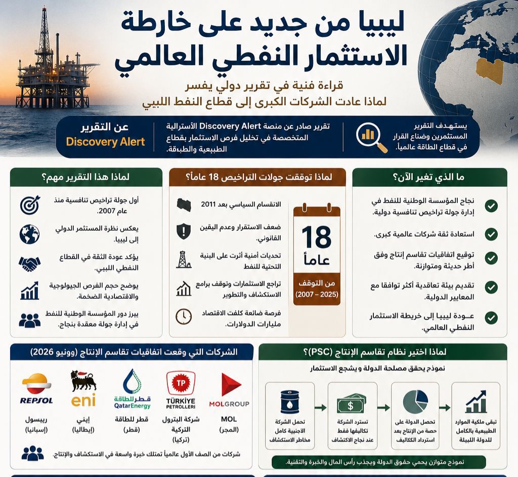 "الشلوي": ليبيا من جديد على خارطة الاستثمار النفطي العالمي
