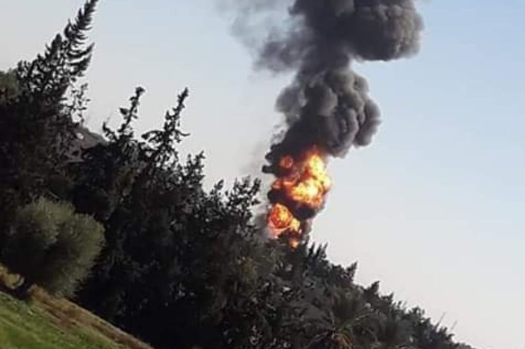 مستودع طرابلس يتعرض لشظايا وطلقات نارية