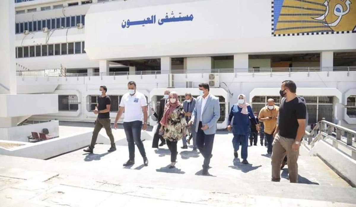 شكشك يقوم بمتابعة ميدانية لمستشفى العيون ومركز العزل بزاوية الدهماني