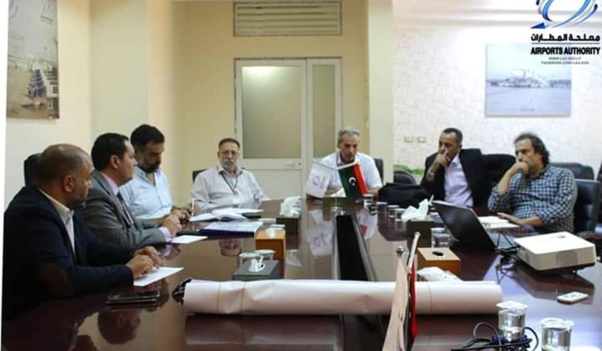 مصلحة المطارات تشرع في إنشاء صالة مغادرة ركاب بمطار مصراتة الدولي